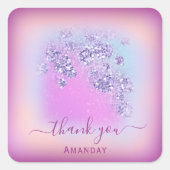 ダスティーブルーグリッター ベリーサンクス スウィート16 グラム スクエアシール (正面)