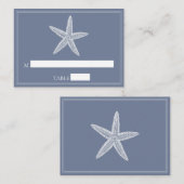 ダスティーブルースターフィッシュ結婚の座席表 プレイスカード (正面/裏面)