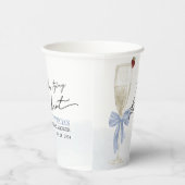 ダスティーブルーボウ 彼女は結婚する ブライダルシャワー 紙コップ (右)