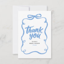 ダスティーブルーリボンボウの幻想的なブライダルシャワー