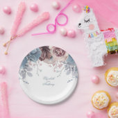 ダスティーブルーヴェフローラ結婚ズ ペーパープレート (パーティー)