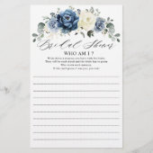 ダスティーブルー ネイビー シャンパン アイボリー 私は誰？ ゲーム (正面)