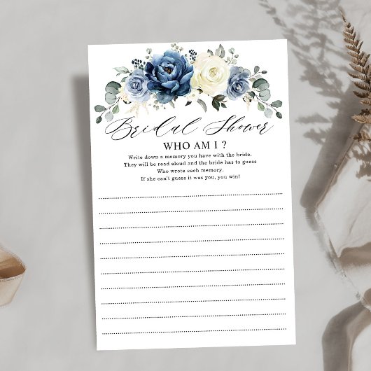 ダスティーブルー ネイビー シャンパン アイボリー 私は誰？ ゲーム