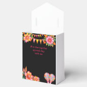 ダスティーブルー フラワーフィエスタ メキシカン ブライズシャワー フェイバーボックス (オープン)