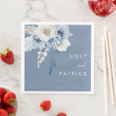 ダスティーブルー＆ホワイト フラワー ウェディング レセプション パーティー (インサイチュ)