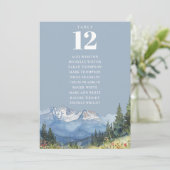 ダスティーブルー マウンテン テーブルナンバー 席次表 (スタンド正面)