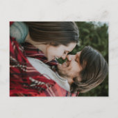 ダスティーブルー ミニマル おふたりの結婚式のご案内写真 インビテーションポストカード (裏面)