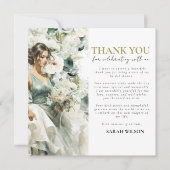 ダスティーブルー ユーカリ グリーン ブライダル サンクス (正面)