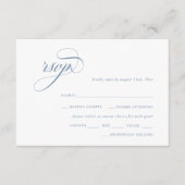 ダスティーブルー ヴィンテージクラシック 返信 エンクロージャーカード (正面)