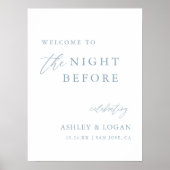 ダスティーブルー 前夜の彩色リハーサルディナー ポスター (正面)