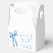 ダスティーブルー 彼女は結婚する ブライダルシャワーパーティー フェイバーボックス (オープン)