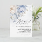 ダスティーモダンブエレガントルフローラリハーサルディナー 招待状 (スタンド正面)