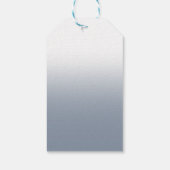 ダスティーモダンブルーハート&フォト結婚ズありがとう ギフトタグ (裏面)