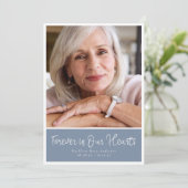 ダスティーモダンブルーフォト葬儀の順序 プログラム (スタンド正面)