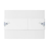 ダスティーモダンブルーフローラ 招待状ベリーバンド (裏面例)