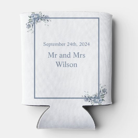 ダスティーモダンブルーフローラ 缶クーラー (裏面)