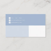 ダスティーモダンブループロフェッショナル名刺 名刺 (裏面)