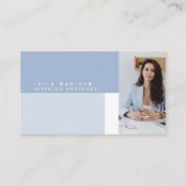 ダスティーモダンブループロフェッショナル名刺 名刺 (正面)