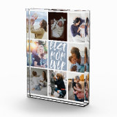 ダスティーモダンブルー8フォトコラージュ最高のママ フォトブロック (右)