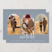 ダスティーモダンブルー セーブザデート (正面/裏面)