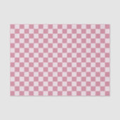 ダスティーローズの市松模様 薄葉紙 (正面)