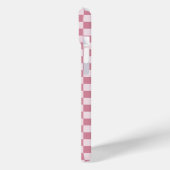 ダスティーローズの市松模様 Case-Mate iPhoneケース (裏面 / 左)