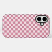 ダスティーローズの市松模様 Case-Mate iPhoneケース (裏面 (横))