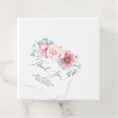 ダスティーローズ ダスティーブルー フラワーズ エレガント サンクス フェイバータグ (インサイチュ)