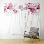 ダスティーローズ フラワー 確認写真 背景 タペストリー (インサイチュ(横))