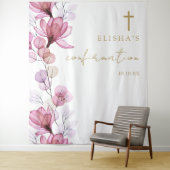 ダスティーローズ フラワー 確認写真 背景 タペストリー (インサイチュ)