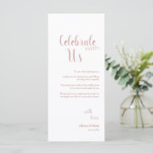 ダスティーローズ Celebrate With Us プレースカード プログラム (スタンド正面)
