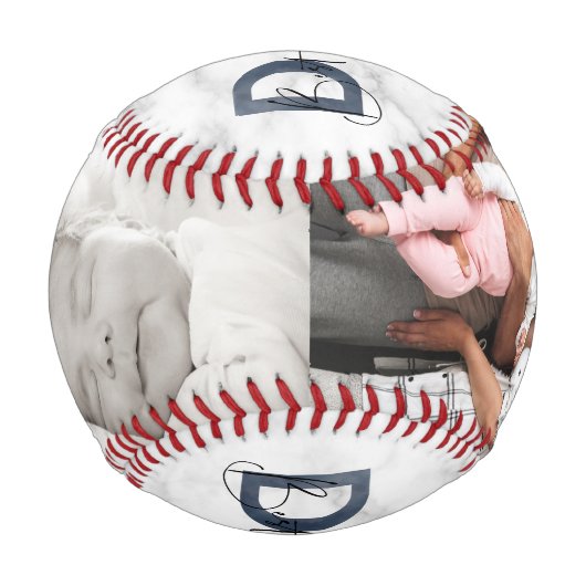 ダスティー最高のブルーパパ史上初の父の日写真 野球ボール (正面)