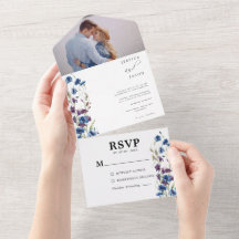 ダスティー王室のブルーパープルブロム結婚ズ