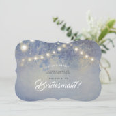 ダスティー素朴ブルーが私の花嫁のメイドになるよ 招待状 (スタンド正面)