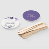 ダスティー結婚スミレの水の色のフローラの好み ハンドファン (組立なし)