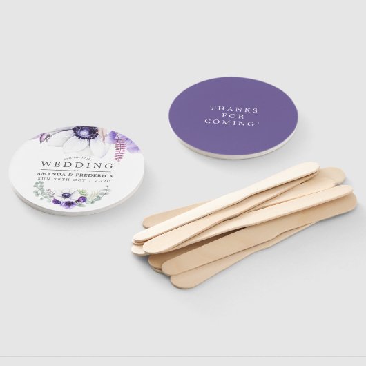 ダスティー結婚スミレの水の色のフローラの好み ハンドファン (組立なし)