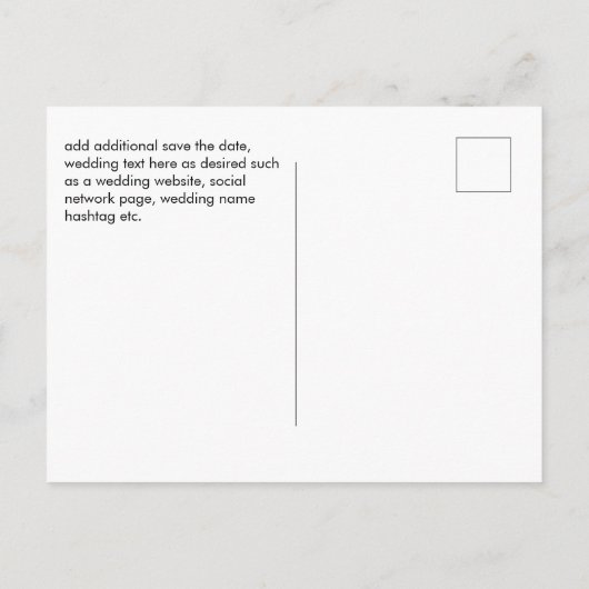 ダスティー結婚ブルーのユーカリの緑の予算 ポストカード (裏面)