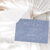 ダスティー結婚ブルーシンプルズ サンキューカード