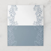 ダスティー結婚ブルーヴィンテージ植物学 プレイスカード (外部開封)