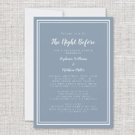 ダスティー結婚ブルー前のリハーサル 招待状