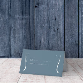 ダスティー結婚ブルー座席表 プレイスカード