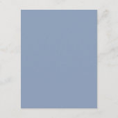 ダスティー結婚ブルー詳細 エンクロージャーカード (裏面)
