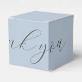 ダスティー結婚ブルー |お気に入りボックス フェイバーボックス (正面サイド)