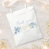 ダスティー結婚ブルー フェイバーバッグ (クリップ留めされた状態)