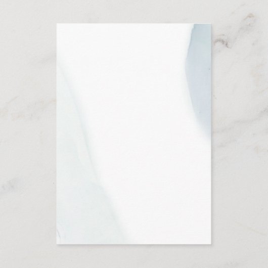 ダスティー結婚ユーカリのウェブサイト詳細QRコード エンクロージャーカード (裏面)