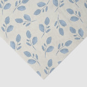 ダスティー葉ブルー淡い色のティッシュペーパーオン 薄葉紙 (詳細)