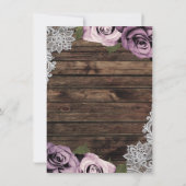 ダスティー マーブ ローズ ウェディング テーブル ナンバー シーティング 招待状 (裏面)