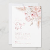 ダスティ前の夜バラフローラ 招待状 (正面)