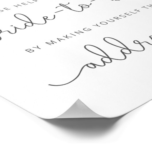 ダスティ救済ブルーザ忙し花嫁アドレス封筒 ポスター (角)