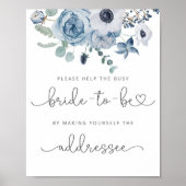 ダスティ救済ブルーザ忙し花嫁アドレス封筒 ポスター (正面)